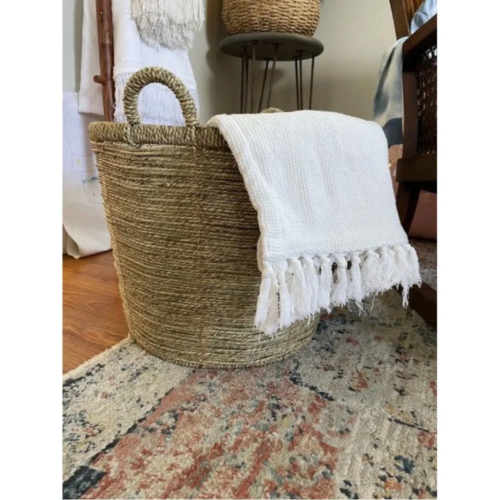 Hearth and Hand 14x18” Woven Floor Basket